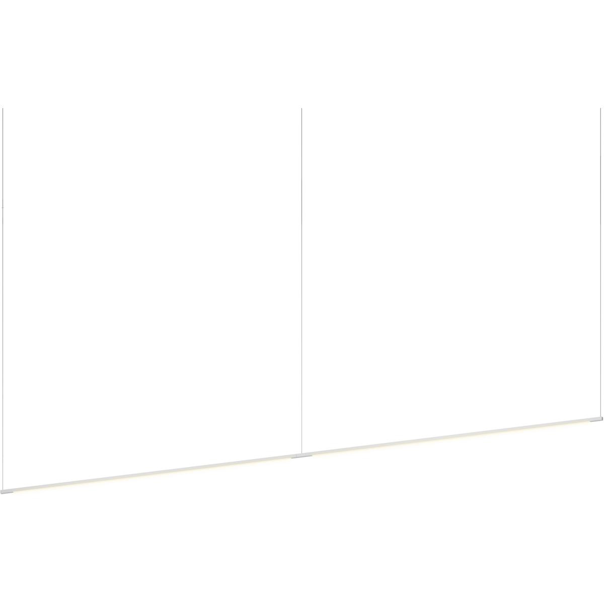 Koncept ZBP-96-L-SW-SIL-CNP Z-Bar LED 0.5 inch Silver Pendant Ceiling Light